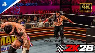 WWE 2K26 Gameplay | Roman Reigns vs CM Punk &ndash; World Heavyweight Championship | WrestleMania