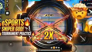 This Sniper Practice Made Me UNSTOPPABLE 😱 | eSports Tryhard Gameplay || #FreeFireMax