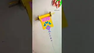 Makar Sankranti Special Craft 🪁| #diy #card #makarsankranti #craft #shotrs