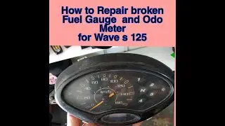 How to Repair Odo meter and fuel gauge | Wave s 125 2004