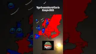 Top 8 best countries to live in! #europe #european #mapping