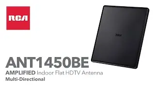 RCA ANT1450BE Amplified Flat Indoor HDTV Antenna