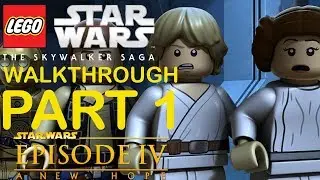 LEGO Star Wars The Skywalker Saga Gameplay Walkthrough Part 1 - A New Hope