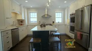Transitional Kitchen in Saratoga Springs, NY by Curtis Lumber Kitchen Designer Nicole S.