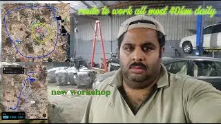 Route to my work and incomplete 3rd ring road of MADINAH
