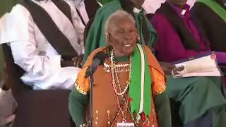 FIELD MARSHAL MUTHONI  KIMATHI BURIAL. AT NYERI