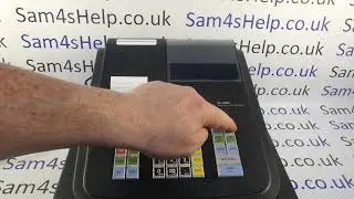 How To Program Yen &yen; Currency Symbol Sam4S ER-180 / ER180 Cash Register Programming Tutorial