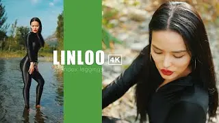 bodysuit｜Yoga in the Valley ,LINLOO shiny spandex art  2020 【4K】