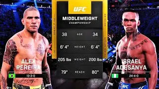 UFC - 270 | Alex Pereira vs Israel Adesanya | FULL FIGHT - EA Sports - UFC 5