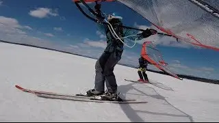 Kitewing Lake Winnipesaukee NH on March 17, 2019