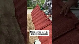Stone coated roof tile installation. Roof tiles china supplier. Wholesale import of roof tiles