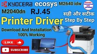 How to Install Keyocera Ecosys M2640idw Printer Drivers | Keyocera M2040dn Printer Install Kare ?