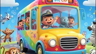 The Wheels on the Bus 🚌 Nursery Rhymes for Kids | Laila Fun