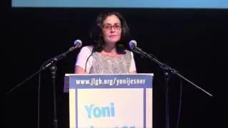 Marsha Gladstone, YJF Chair at the Yoni Jesner Awards Ceremony 2016