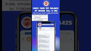 check your EPF balance by missed call #epfo #epfbalance #pf #money #shorts #viral #ytshorts