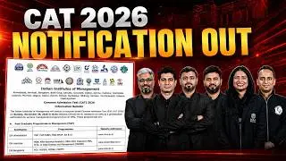CAT 2026 EXAM DATE OUT! 🚨 Official Schedule Released | Start CAT 2026 Preparation NOW!