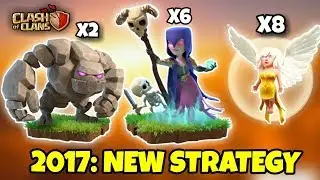 GOLEM WALK + WITCH WALK | Th9 New 3 STARS War Attack Strategy | Clash Of Clans