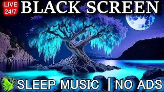 Fall Into DEEP SLEEP Music NO ADS, 432Hz Ambient Meditation Dreamscape, Sleeping Music Black Screen