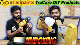 Asian Paints TruCare DIY Tools Unboxing | Paint Sprayer & Impact Drill Review