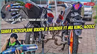 SUARA CROSSPLANE VIXION 2 SILINDER FT MX KING‼️DUA MOTOR 1 KNALPOT‼️