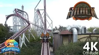 Shock - 4K Off-Ride - Rainbow MagicLand - Maurer X-Car Launch Coaster - Cinematic