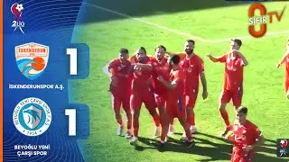 İskenderunspor A.Ş. 1-1 Beyoğlu Yeni &Ccedil;arşı Spor | Ma&ccedil; &Ouml;zeti