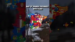 Flag Of Spanish Provinces With Flags #education #educational #europe #flag #geography #mapping