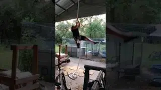 Man Dangles From A Rope (Will He Survive?)