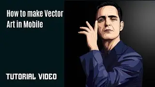 How to Draw Vector Art in mobile | Vector art tutorial | AP Art Work