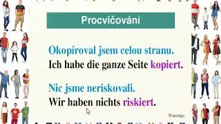 Perfektum (složený minulý čas) sloves s odluč.  a neodluč.  předponami: Němčina pro začátečníky