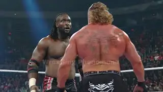 Brock Lesnar Vs Oba Femi Brutal Match WWE Raw 2025 Highlights Monster Vs Beast