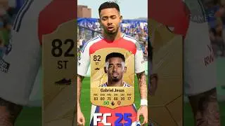 🇧🇷 GABRIEL JESUS fifa evolution (17-25) #eafc25 #fc25 #fifa #gabrieljesus #jesus #arsenal