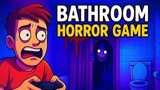 I Spent 24 Hours In A Haunted Bathroom👻