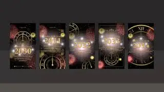 Countdown to 2026! New Year Clock Reel After Effects Template