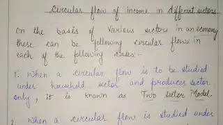 #3 Three Sector Model of circular flow of income in hindi | 3 sector economy Macroeconomics class12