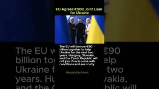 EU Agrees &euro;90B Joint Loan for Ukraine #eu #ukraine #jointloan #europe #europeanunion