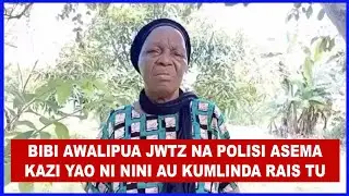 BIBI HUYU AWALIPUA JWTZ N APOLISI, KAZI YENU NI NINI? KWANINI ALILIFUNGA KANISA LA GWAJIMA