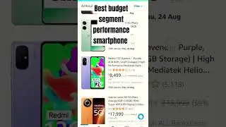 Best budget segment performance smartphone#performance # #technologyside #smartphone ##ram #display