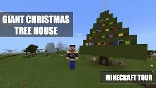 GIANT Christmas Tree House | Minecraft House Tour