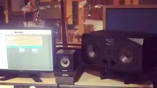 Studio session at the famous 2020 studio in Chicago