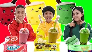 PILIH KARAKTER BONEKA BOBA SESUAI MAKANAN 1 WARNA PART 5 ! SAPUTRA MAIN CURANG😱 | Mikael TubeHD