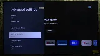 Как изменить силу де-контурирования цвета на XIAOMI TV A Pro 2025