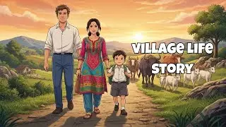 Village Life a heart touching rural life story, Pyari Family, Ghibli Story