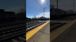 High Speed Amtrak HHP8 Test Train #railfanner #train #usa #amtrak #shorts #test #railway