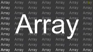 Rectangular Array