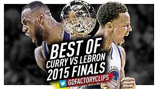 Best of LeBron James vs Stephen Curry EPIC BATTLE Highlights from 2015 Finals!