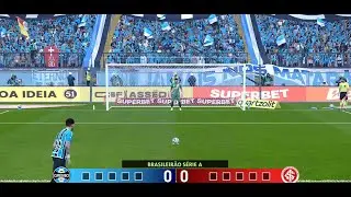 GREMIO X INTERNACIONAL ( GRENAL) PENALIDADES | 4K | GOGOSZ PATCH GAMEPLAY PES 2021.