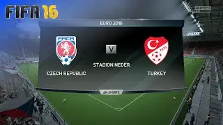 FIFA 16 - Czech Republic vs. Turkey (EURO 2016 - Match #31)