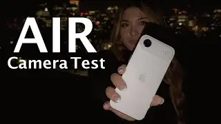 Тест и обзор камеры iPhone Air: НОЧЬЮ!