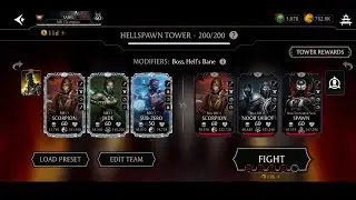 Hellspawn Tower | Boss Fight 200 | Mk mobile